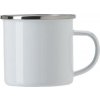 Smaltovaný hrnček (350 ml), biela