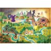 CLEMENTONI Puzzle Story Maps: Snehulienka 1000 dielikov