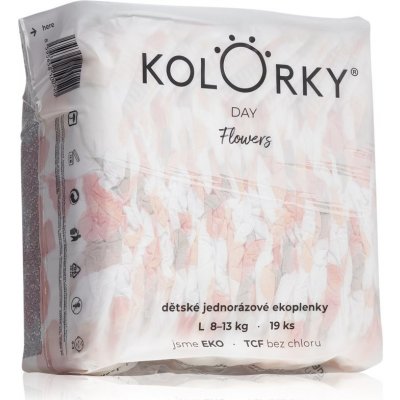 Kolorky Day Flowers EKO L 8-13 Kg 19 ks