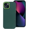Puzdro Frame TPU iPhone 13 mini - zelené