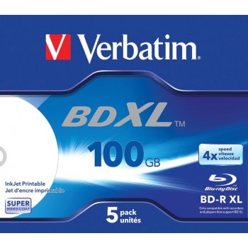 Verbatim BD-R 100GB 4x, 5ks