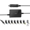 Hama univerzálny napájací adaptér pre notebook do auta, 15-19 V, 70 W, slim