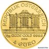 Zlatá investičná minca 1/25 oz 4 EUR Wiener Philharmoniker 1,24 g