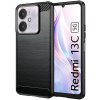 Techsuit Carbon Shield TPU puzdro pre Xiaomi Redmi 13C 5G/Poco M6/Poco C65 - Čierna KP30011