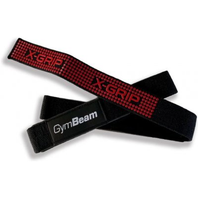 GymBeam X-Grip posilňovacie trhačky farba Black