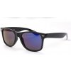 Slnečné okuliare wayfarer polo zrkadlovky modré