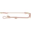 Soft Rope predlžovací okrúhle tkané vodítko, S-XL: 2m/10mm, ružová / svetlo ružo