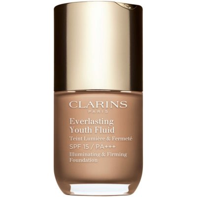 Clarins Everlasting Youth Fluid rozjasňujúci make-up SPF 15 odtieň 112 Amber 30 ml