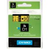 páska DYMO 53718 D1 Black On Yellow Tape (24mm) (S0720980)