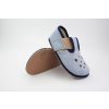 PEGRES barefoot papuče BF03 modrá - veľ. 28