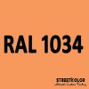 RAL 1034 uretánová auto farba lesklá alebo matná 1 liter + tužidlo + riedidlo (RAL1034 PASTEL YELLOW originálny odtieň uretánovej farby s lakom ( ČSN 6510 ))