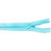 Nedeliteľný skrytý zips (3mm) rôzne farby - dĺžka 18 cm - 60 cm 18 cm Tyrkysová