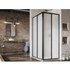 Ravak Supernova sprchovací kút 90x90 cm obdĺžniková čierna matné/materiál polystyrén 14V703O211S