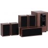 Domáce kino OneConcept Woodpecker hnedé 45 W 5.1