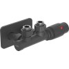 Mexen G00 termostatický rohový set s krytom S, Duplex, DN50, antracit - W907-900-910-66