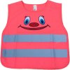 Reflexná vesta detská ružová SMILE AMiO-03988