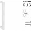 FT - MADLO kód K02 Ø 25 mm ST ks Rozteč madla: 1200 mm, Dĺžka: 1225 mm, Rozmer profilu madla: Ø 25 mm BIM - biela matná (FBO)