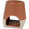 Homea Keramická aroma lampa 10,5 cm hnedá
