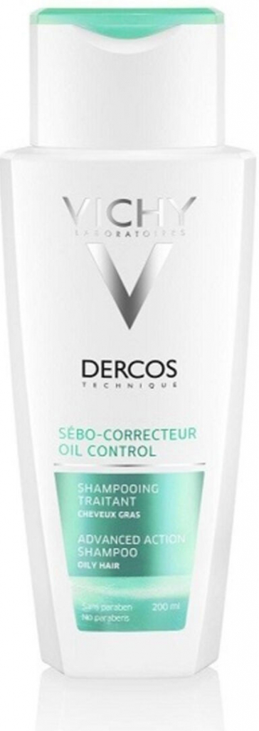 Vichy Dercos ošetrujúci šampón na mastné vlasy 200 ml