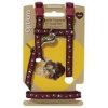 Postroj hlod.nylon s vodítkom, labky / mix b. Rosewood large