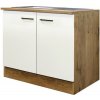 Flex-Well Kuchynská skrinka Vintea pod drez, vr, drezu, 100 x 85 x 57,1 cm