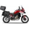 SHAD Kompletná sada sedlových brašní TERRA TR40 adventure a hliníkového kufra SHAD TERRA TR55 PURE BLACK, vrátane montážnej sady DUCATI MULTISTRADA 1200 V4