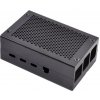 Hliníková krabička pre Raspberry Pi 4B - Čierna