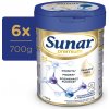 6x SUNAR Premium 2 Mlieko následné 700 g