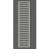 Zehnder Subway SUBI-180-045 1840 mm x 450 mm nehrdzavejúca oceľ