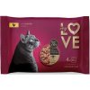 My Love SET pre mačky s kuracím mäsom v jemnej omáčke 4 x 85 g