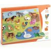 Djeco Vkladacie puzzle farma