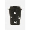 HRNČEK KARL LAGERFELD K/IKON DOT TRAVEL MUG KARL DOT AOP BLACK