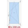 Soft Plastové okno 80x150 cm, otváravé a sklopné