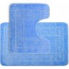 Kúpeľňové predložky set 2 kusov Cirila modré EMI