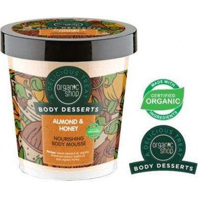 Organic Shop Body Desserts Almond & Heney Milk tělová pěna 450 ml