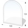 Lienbacher sklo pod kachle poloblúk 100x120 cm