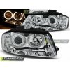 Tuning-tec PREDNÉ SVETLOMETY ANJELSKÉ OČI CHROME pasujú na AUDI A3 8P 05.03-03.08