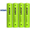 Nabíjateľný 4x akumulátor XTAR AAA Li-ion 1200mWh/750mAh 1,5V, chránený s indikátorom nízkeho napätia + Púzdro