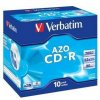 VERBATIM CD-R(10-Pack)Jewel/ Crystal/ DLP/ 52x/ 700MB 43327
