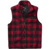 Brandit Teddyfleece vest Men červená-čierna