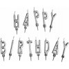 Butlers HAPPY BIRTHDAY Sviečky na tortu set - strieborná