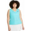 Dámsky top Nike Court Dri-Fit Victory Tank Plus Line W - copa/white/black - Modrý (3X)