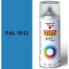 Sprej modrý lesklý 400ml, odtieň RAL 5012 farba svetlo modrá lesklá, Schuller Ehklar, farby v spreji PRISMA COLOR 91011