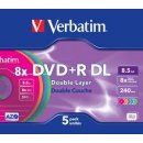 Verbatim DVD+R 8,5GB 8x, 5ks