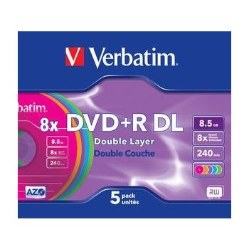 Verbatim DVD+R 8,5GB 8x, 5ks