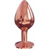 Dorcel Diamond Plug M - hliníkový análny šperk (rosegold)