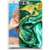 Picasee silikónový čierny obal pre Huawei P Smart - Green Gold