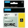DYMO vinylová páska Rhino D1 12 mm × 5,5 m, čierna na biele