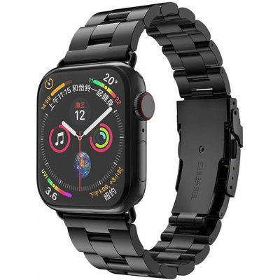 Techsuit Remienok na hodinky W036 - Apple Watch 1/2/3/4/5/6/7/8/SE/SE 2/Ultra 42/44/45/49 mm - čierny KF238575