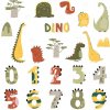 SIPO Nástenné samolepky do detskej izby, Dino Numbers